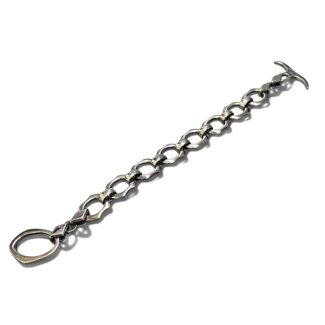 h29 Yohji Yamamoto ヨウジヤマモト GOTHIC ゴシック 950 アンカーブレスレット Silver Anchor Bracelett18r