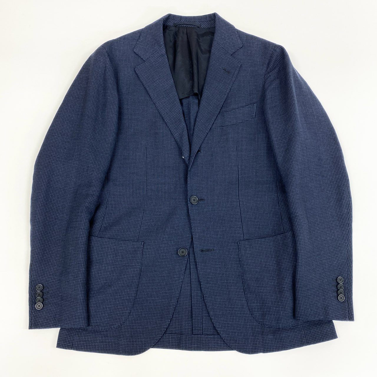 59j6 UNITED ARROWS SOVEREIGN ユナイテッドアローズ 21ss テーラードジャケット 背抜き シングル 3釦 メンズ 紳士服 フォーマル 1122-259-5724 44 ネイビーu02t
