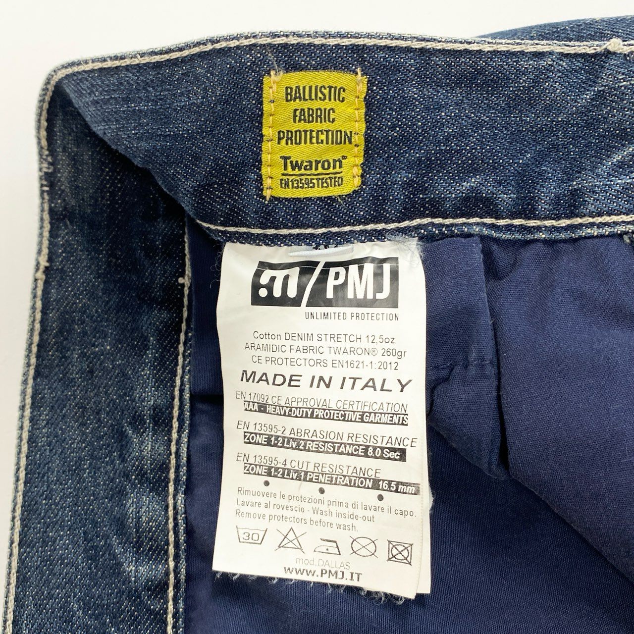 83i29 《美品》PMJ プロモジーンズ  バイク デニム パンツ プロテクター付き バイク用デニム 30サイズ インディゴ メンズo07t