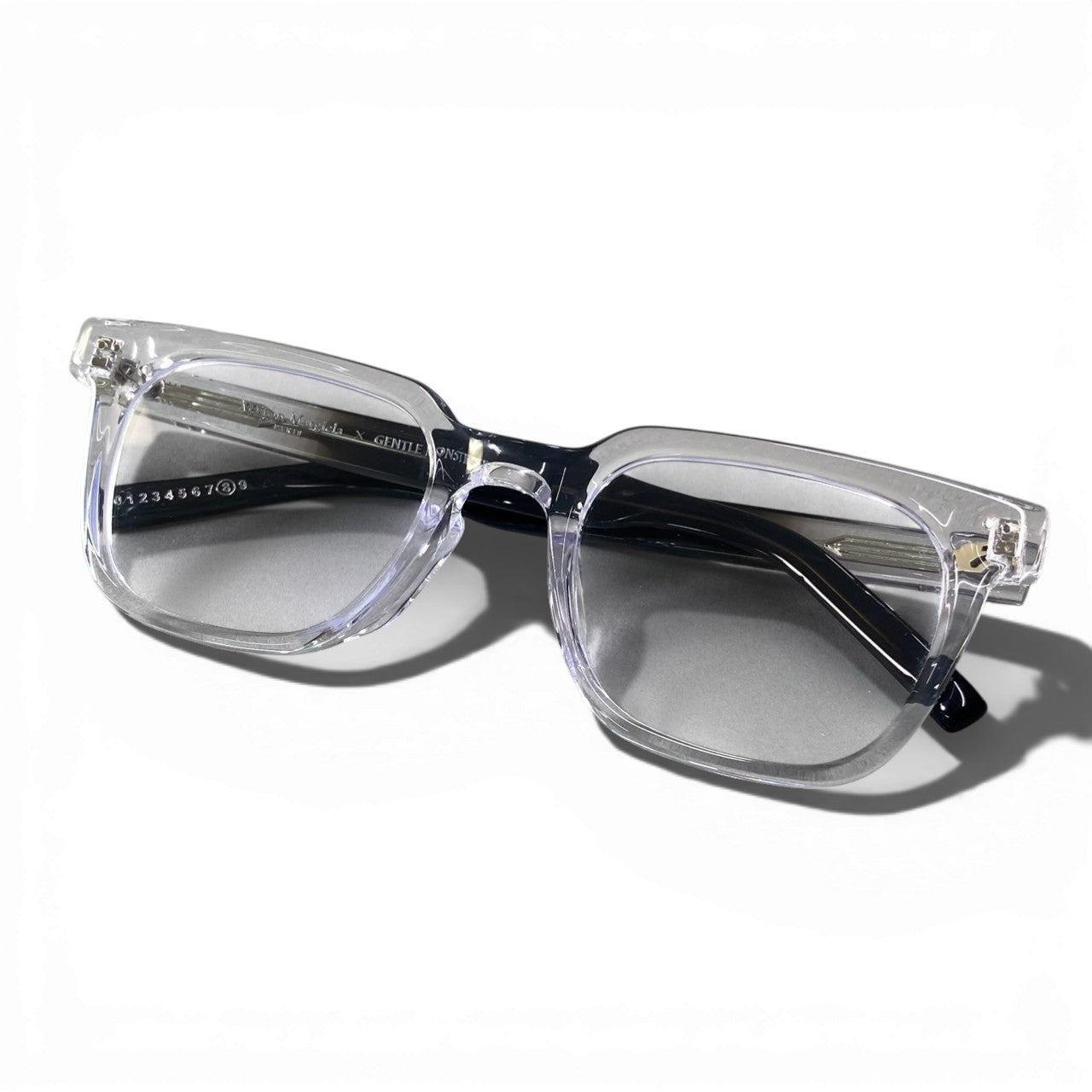 c17 Maison Margiela × GENTLE MONSTER マルジェラ ジェントルモンスター MM117 メガネ サングラス アイウェア クリア/ブラック メンズk02i