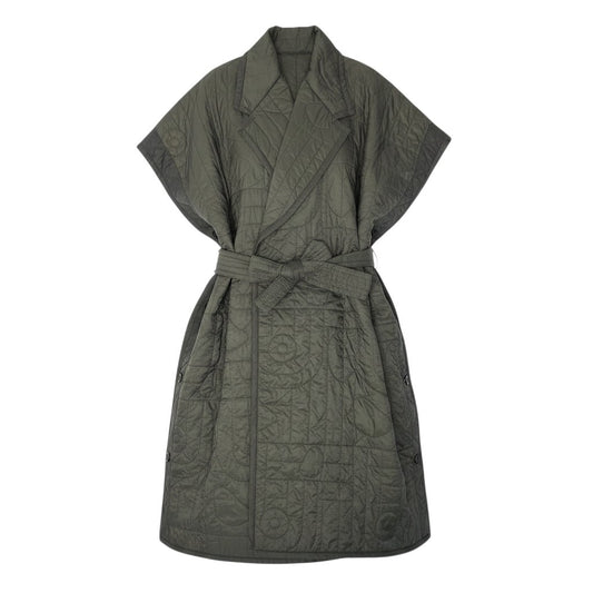 72g4 RAINMAKER レインメーカー 23AW ZEN GARDEN QUILTED PONCHO 中綿 ポンチョ アウター RM232-024 FREE カーキ メンズ 紳士服u02t