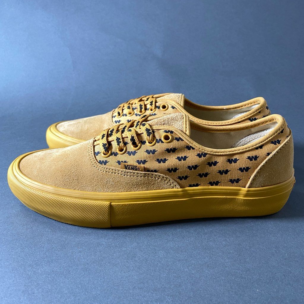 1g7 VANS × wtaps バンズ ダブルタップス SYNDICATE AUTHENTIC オーセンティック ローカットスニーカー サイズ27cm ベージュ系 スウェード メンズ