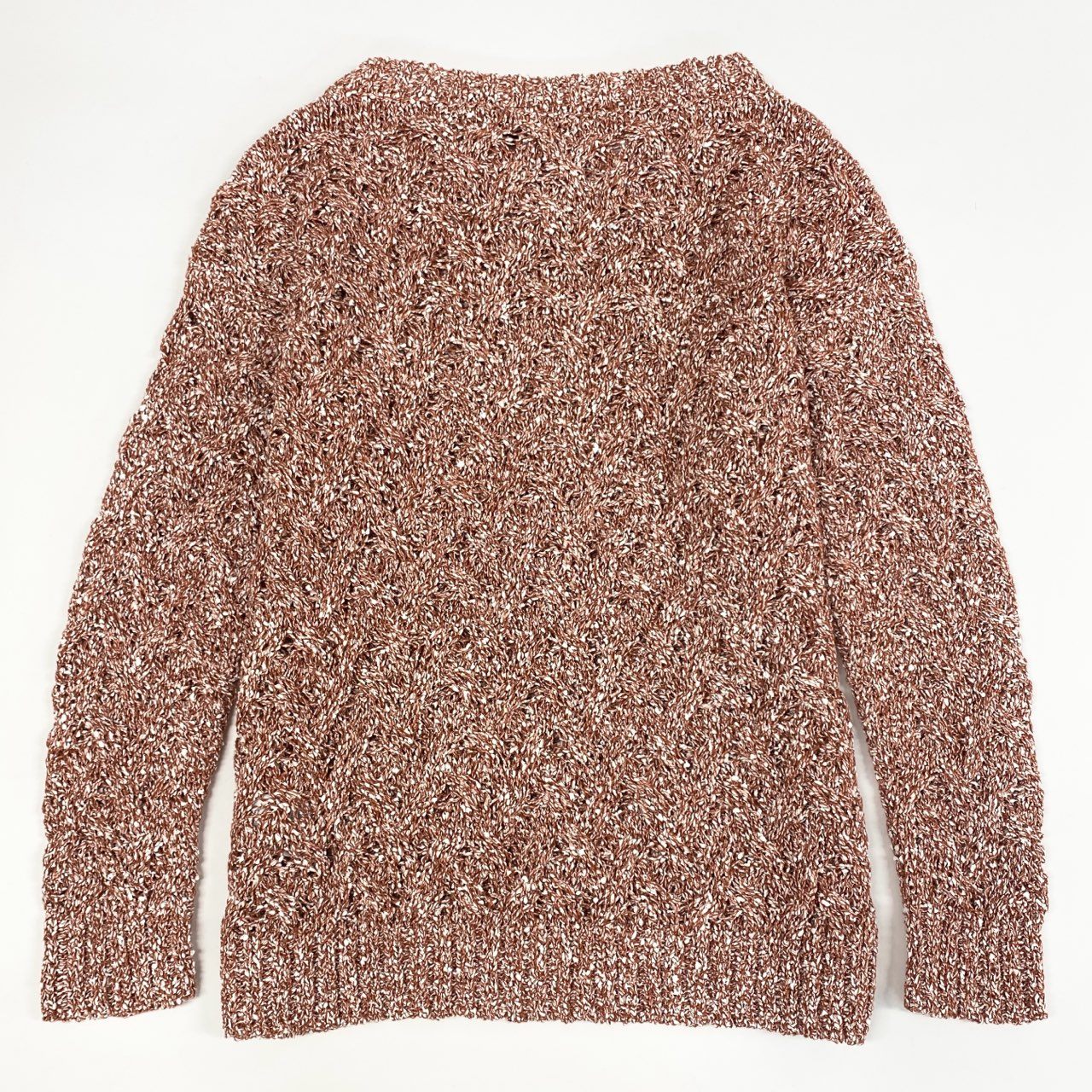 1j27《未使用保管品》 gentry portofino ジェントリーポルトフィーノ ニットセーター  ローゲージニット トップス S2GD616DE 38サイズ オレンジ ホワイト レディースu02t