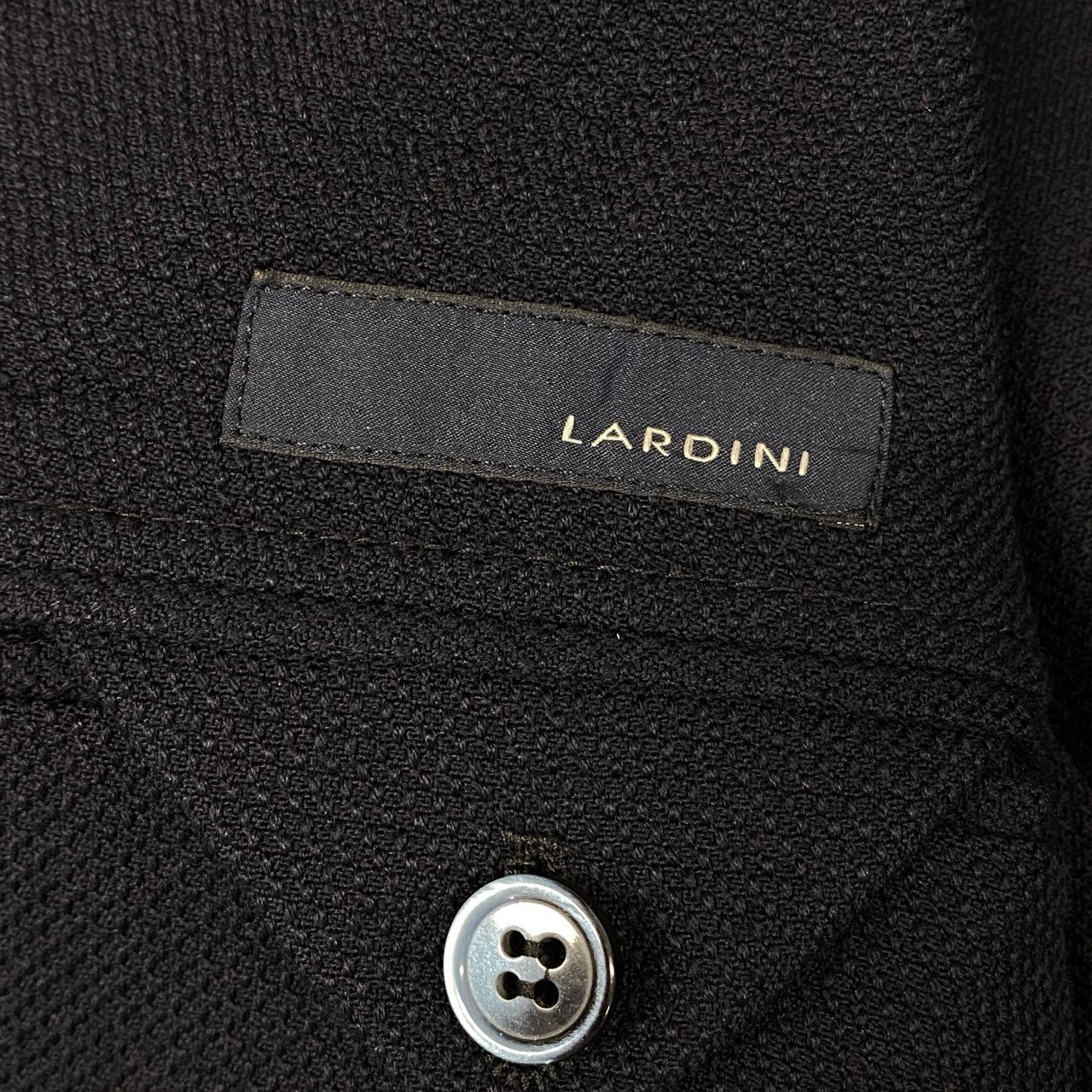 63d13 LARDINI ラルディーニ テーラードジャケット ウールジャケット ダブルブレスト イタリア製 サイズ42 ネイビー メンズ 紳士服o07t