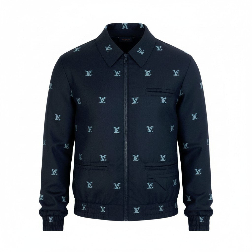 Id2 《未使用品》 LOUIS VUITTON ルイヴィトン LV ジェットポケット ブルゾン Jet Pocket Blouson サイズ54 ブラック タグ付t18r