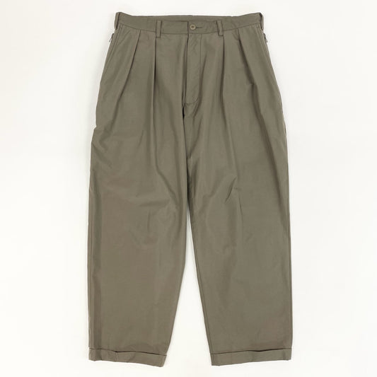 37e2 【美品】 SSZ エスエスズィー SURF&SK8 BEAMS別注 eVent 2P SLACKS ナイロンスラックスパンツ ボトムス 11-23-1344-120 Lサイズ カーキ ナイロン