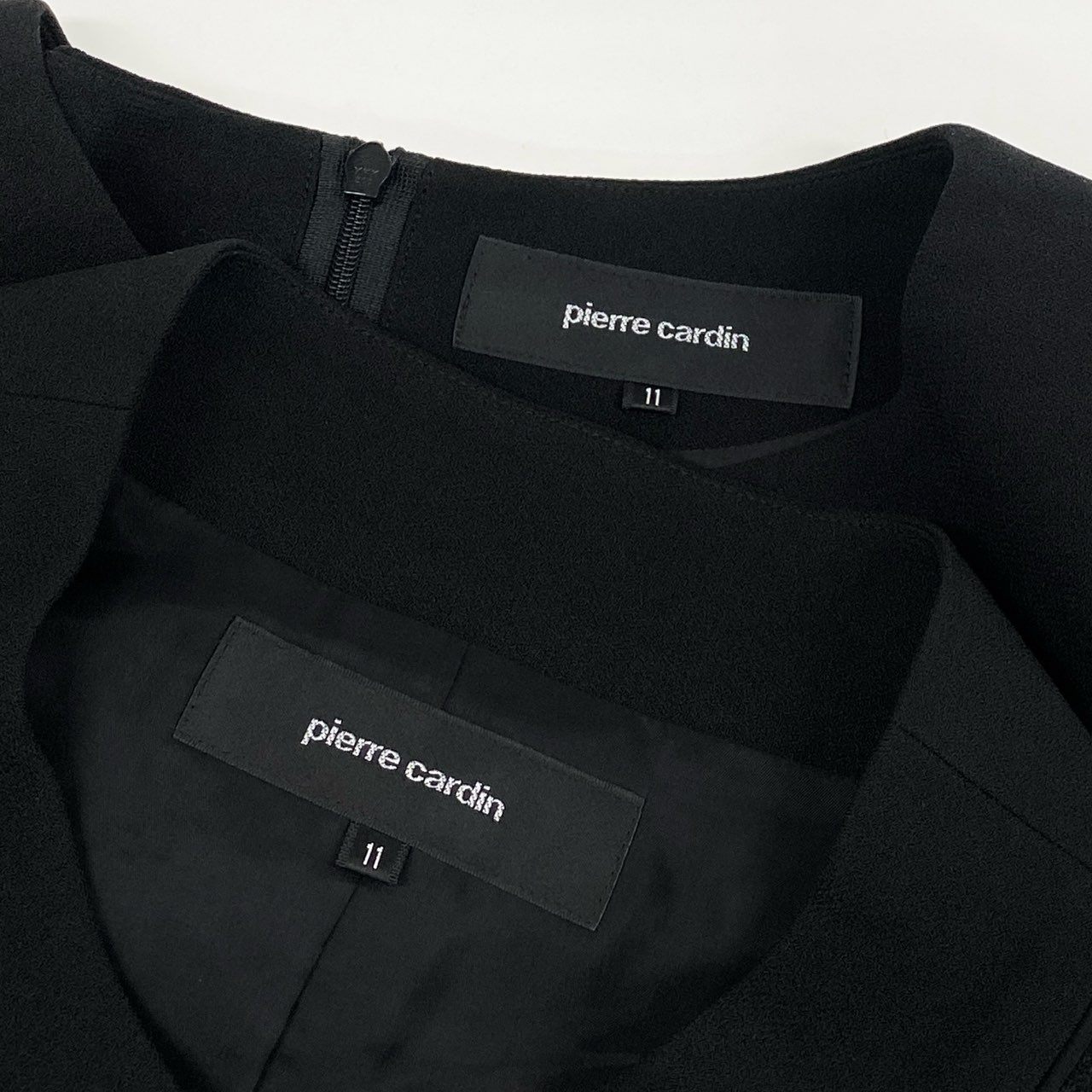78i10 pierre cardin ピエールカルダン ジャケット ワンピース アンサンブル セットアップ ブラックフォーマル 東京ソワール 11 ブラック レディース 日本製o07t