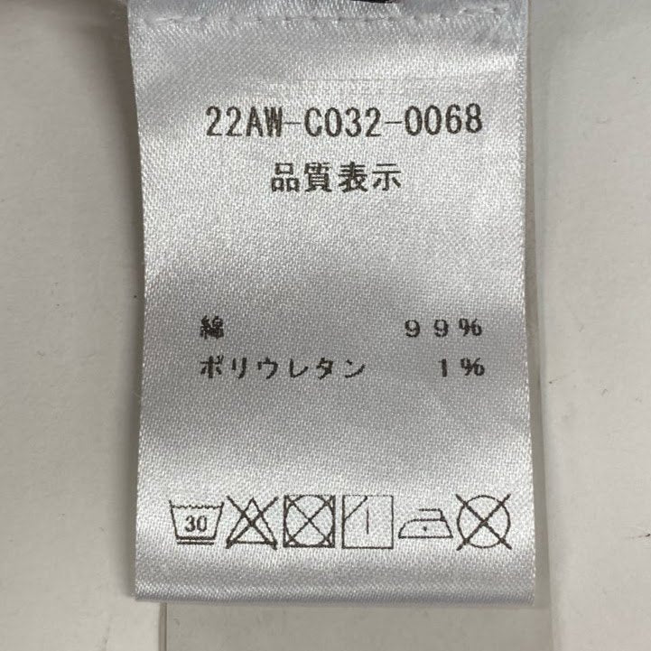 74k4 N°21 numero ventuno ヌメロ ヴェントゥーノ スリット デニムスカート ボトムス イタリア製 22AW-C032-0068 40 ブラック コットン レディースo07t