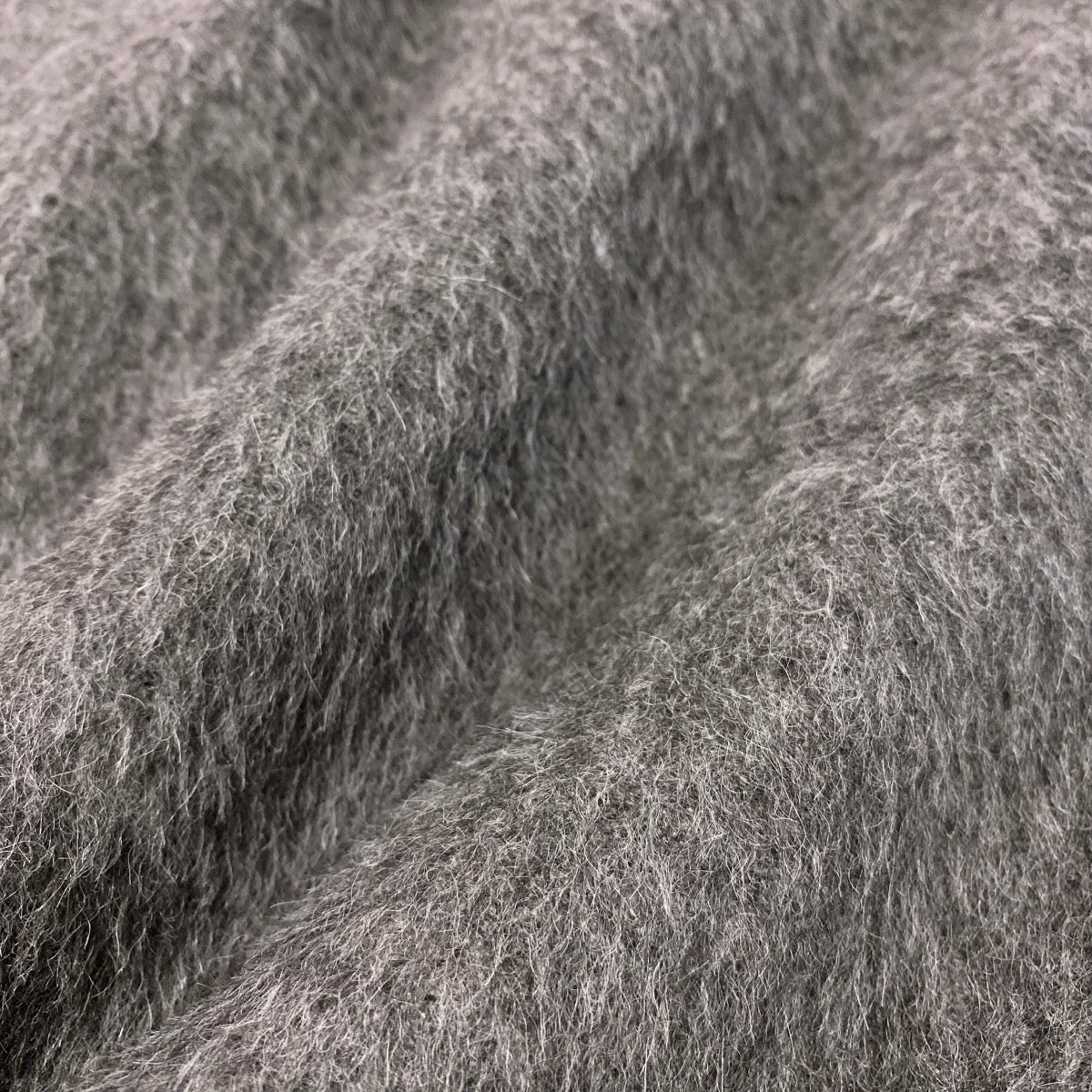 30h22 GIVENCHY ジバンシー シャギーピーコート ミドルコート ダブルフェイス ウールコート 金ボタン 9 グレー レディース 女性用u02t