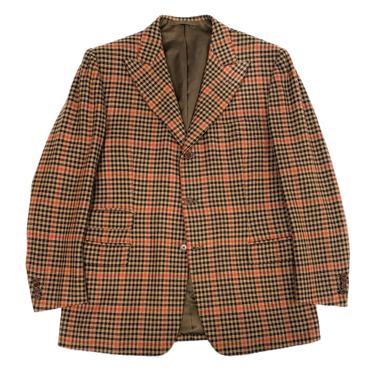 36L10 Tindaro dDe Ruca ティンダロ デ ルカ サルトリア ミラネーゼ 3B テーラードジャケット 英国スタイル サイズXXL相当 メンズ 男性用 ビスポーク 2005k02i