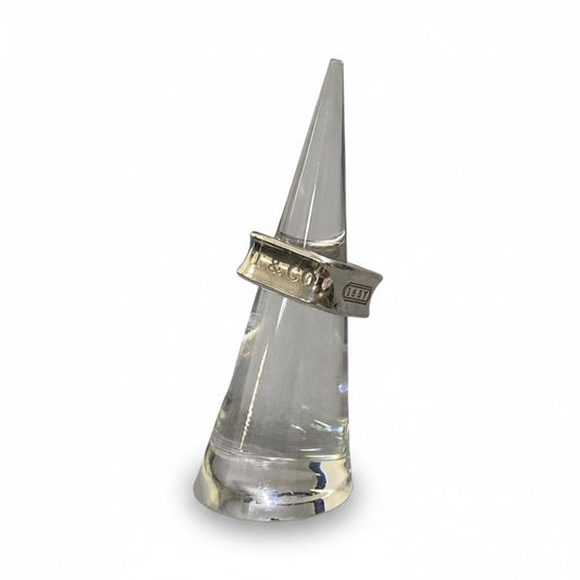 e16 TIFFANY＆Co. ティファニー 1837 スクエアリング 6号 シルバー 925 9.7g Square Silver Ring アクセサリー 指輪t18r