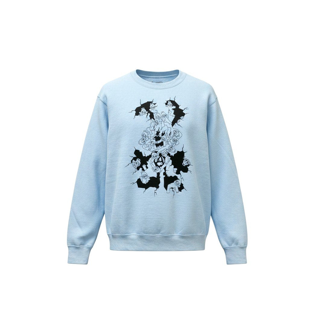 73e18 VERDY ヴェルディ TAPPEI SWEAT CREW ロングスリーブスウェット トレーナー トップス Sサイズ ブルー メンズ 男性用u02t