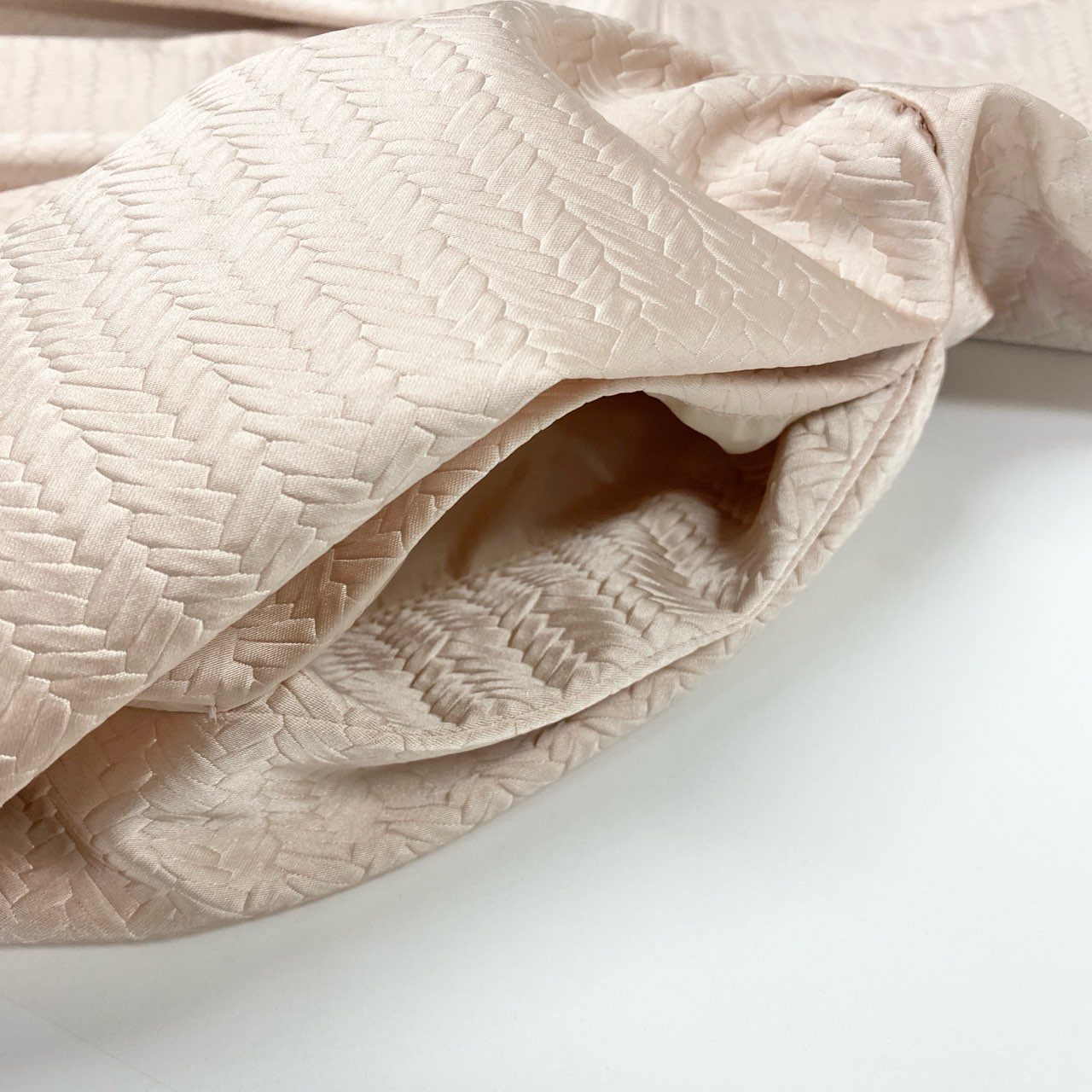 14a28 《美品》 Rene ルネ ノースリーブワンピース ドレスワンピース タックフレアスカート 36 ピンクベージュ レディース 女性用u02t