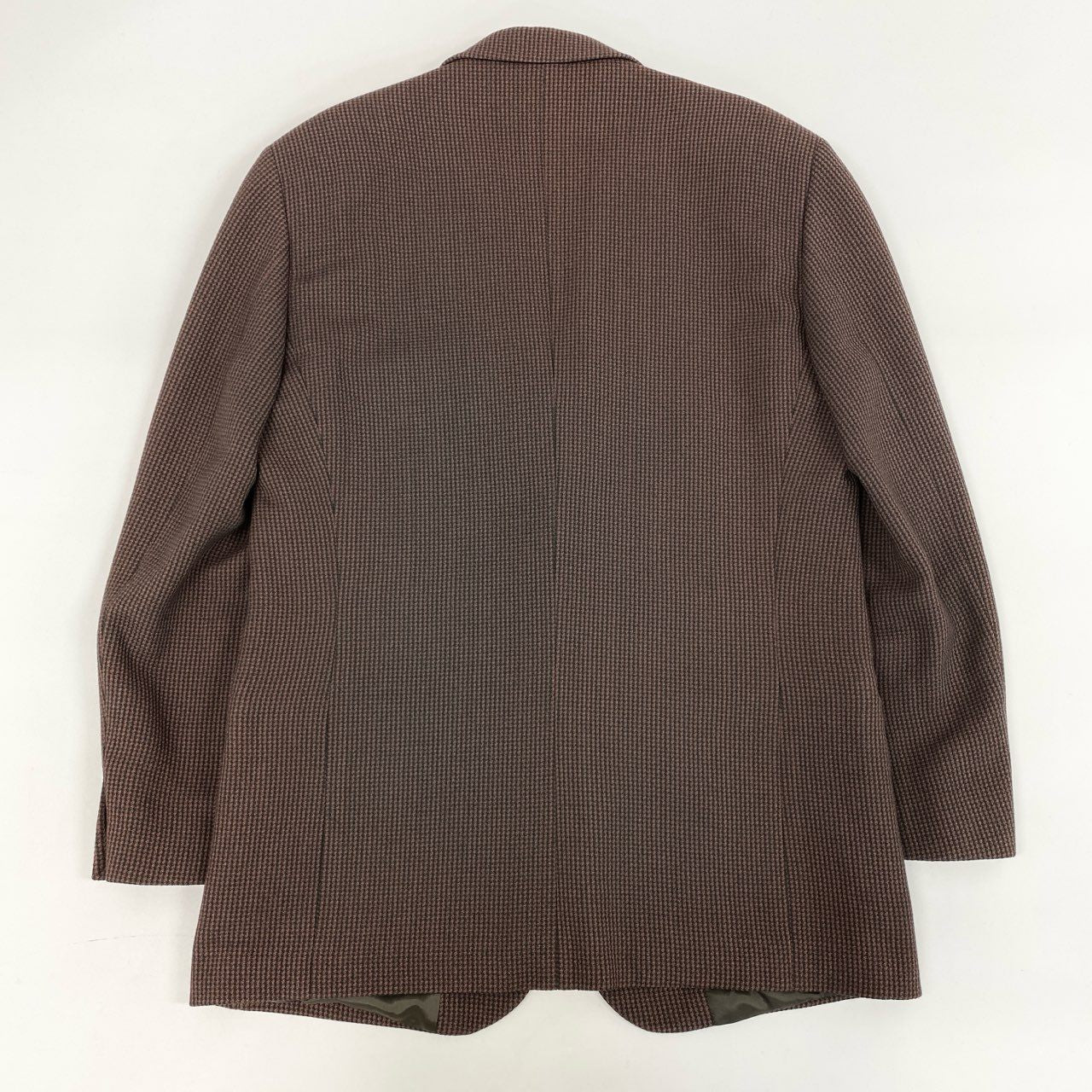 32i9 EMPORIO ARMANI エンポリオアルマーニ テーラードジャケット イタリア製 スーツ フォーマル 千鳥格子柄 メンズ 男性用 紳士服 D1V3051 50 ブラウン系u02t