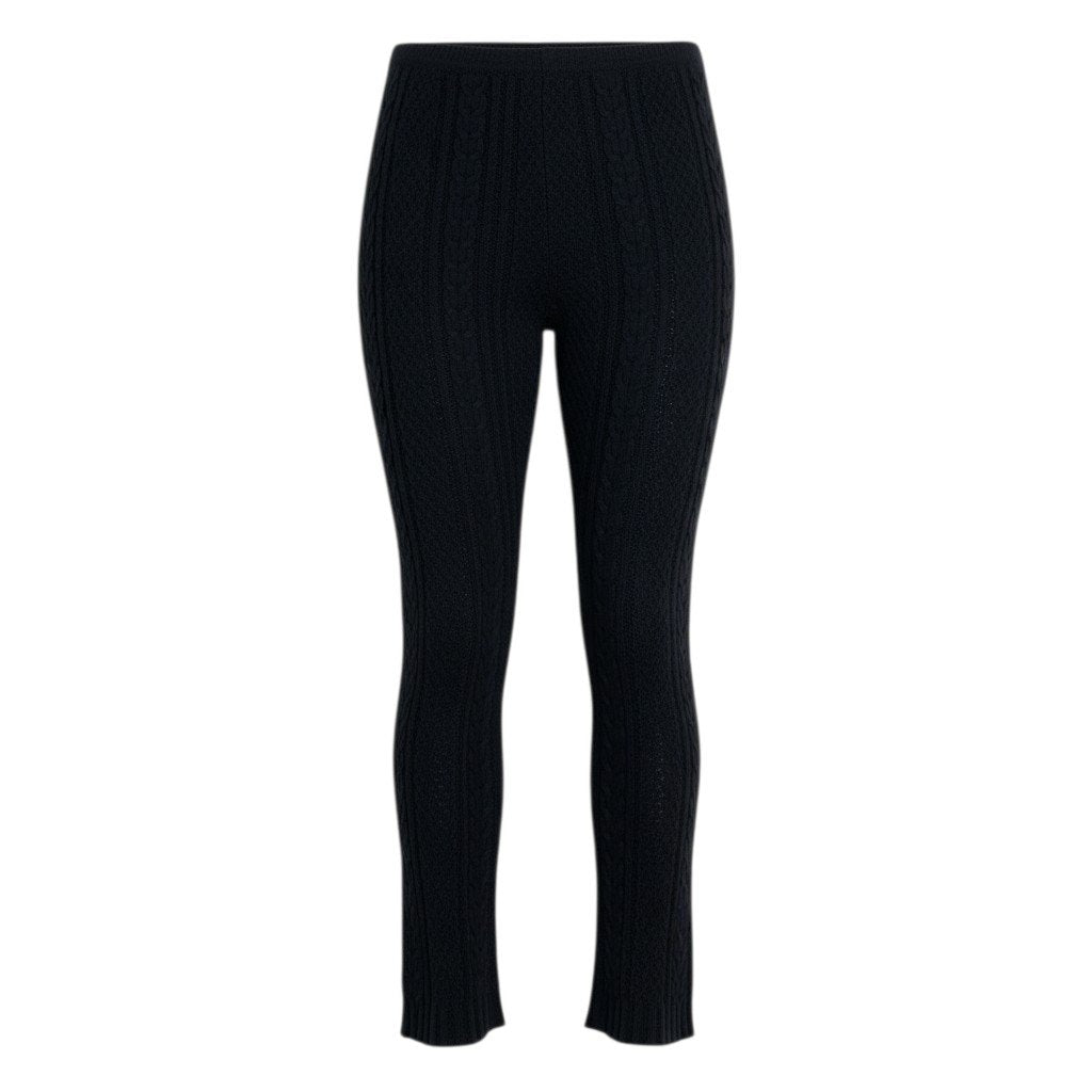 Ac6 PLEATS PLEASE プリーツプリーズ イッセイミヤケ カッティングデザイン レギンスパンツ タイトパンツ サイズ3 ブラック レディース ボトムk02i