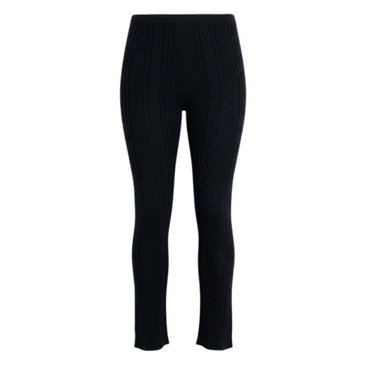 Ac6 PLEATS PLEASE プリーツプリーズ イッセイミヤケ カッティングデザイン レギンスパンツ タイトパンツ サイズ3 ブラック レディース ボトムk02i