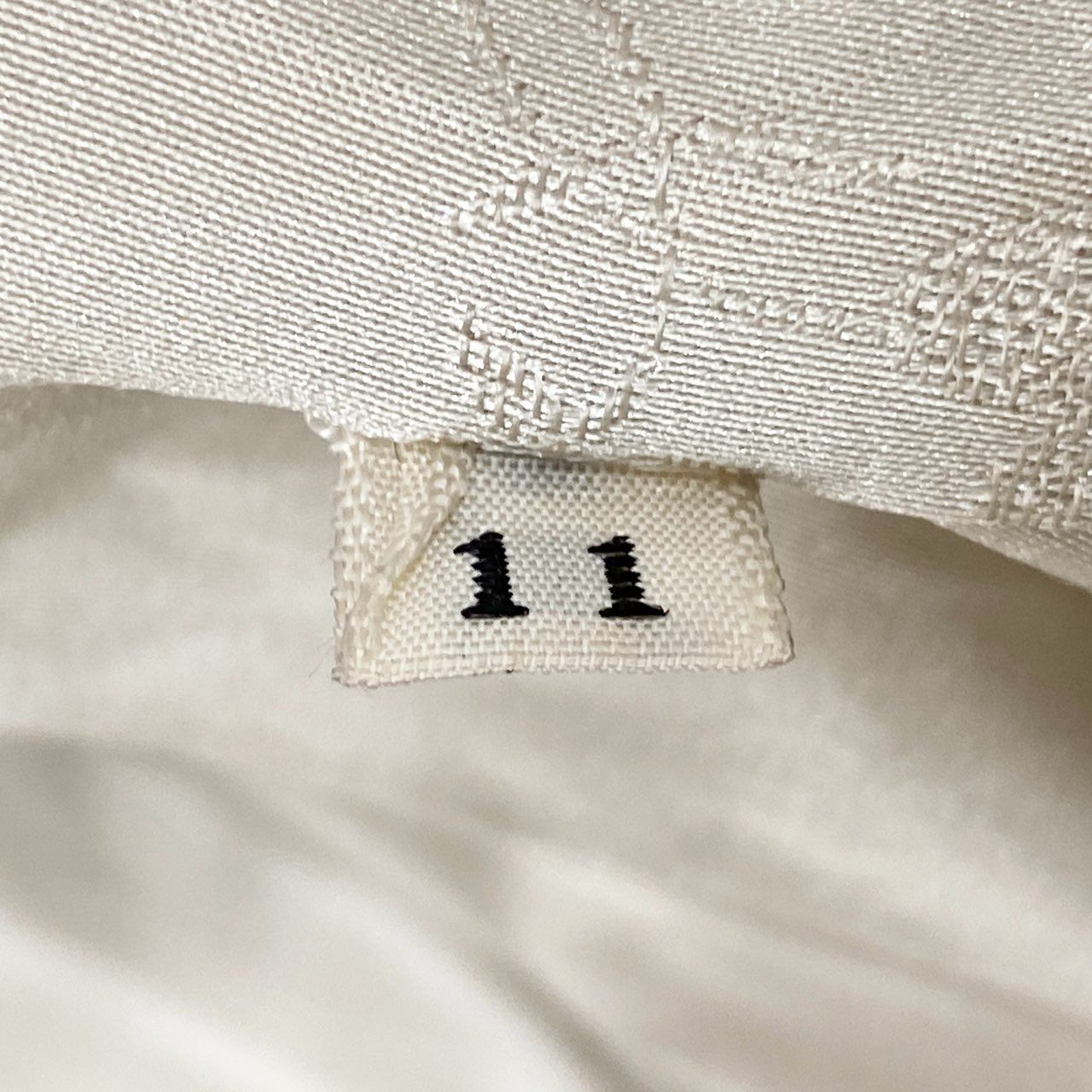 33l14 GINZA AZUMA パールミンク ファーコート サイズ11号 ホワイト 本毛皮 PEARL MINK FUR ポケット有t18r