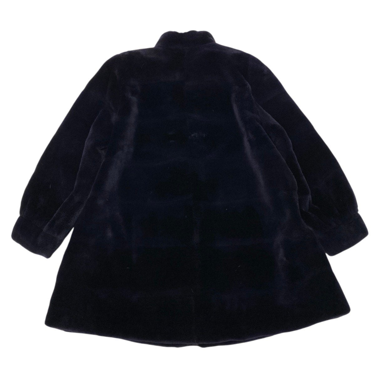 52i24 EMBA エンバ 染め シェアードミンク ファーコート サイズF ダークパープル 本毛皮 Shared Mink Fur Coat リアルファーt18r