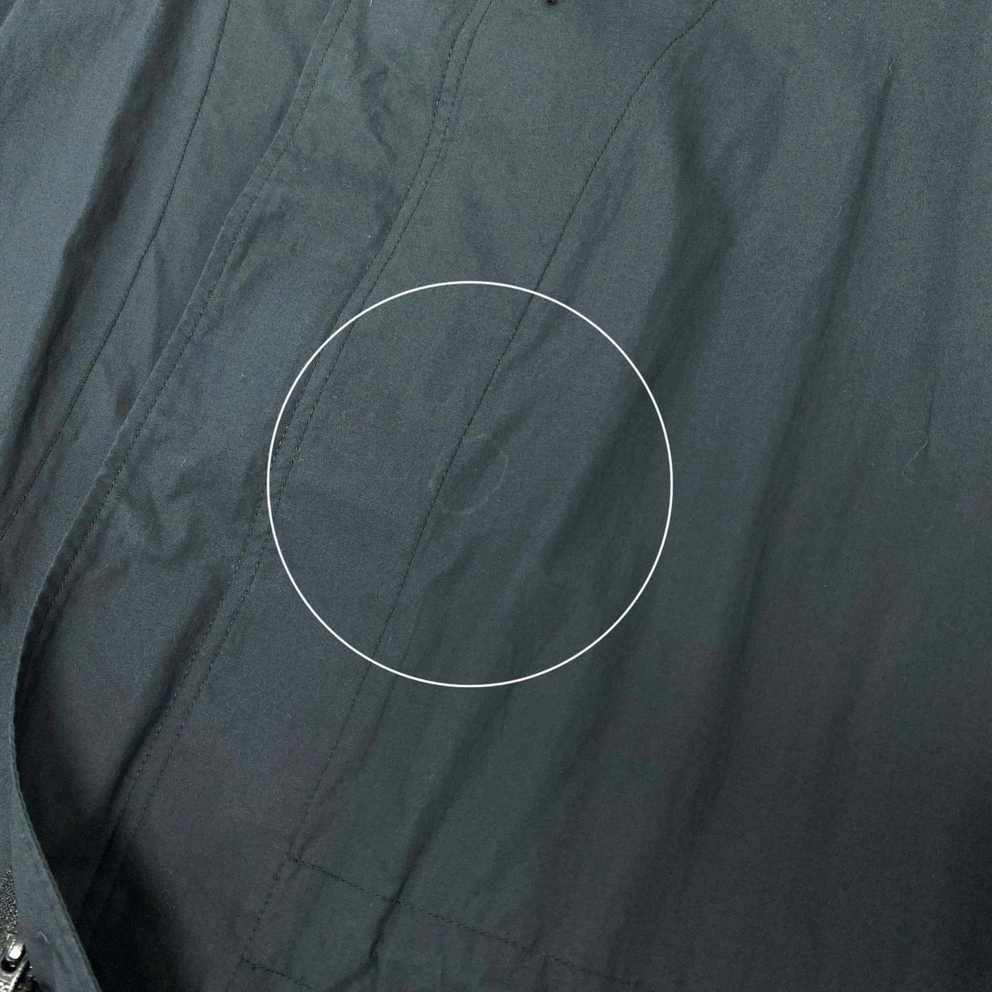 7L22  Y-3 ワイスリー Mod Parka Shirt オーバーサイズフーディージャケット背面 ロゴ刺繍 Lサイズ ブラック コットン100％ メンズu02t