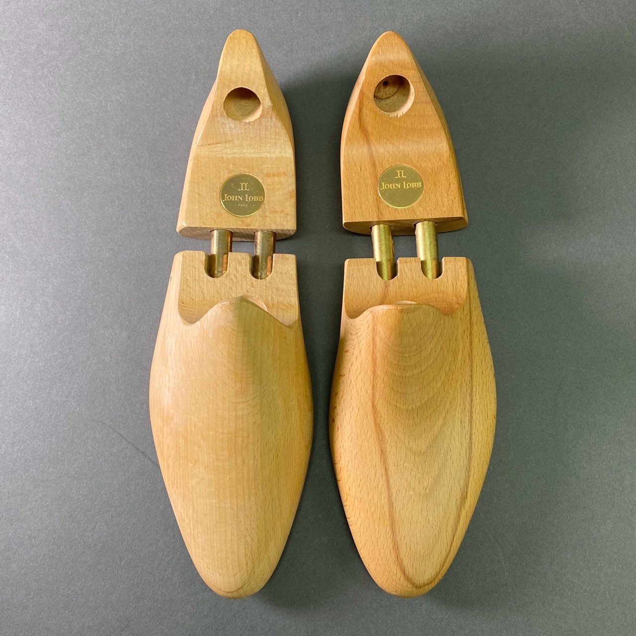 l10 JOHN LOBB ジョンロブ 木製 シューツリー シューキーパー 8 E ベージュ Wood Shoe Tree シューケア