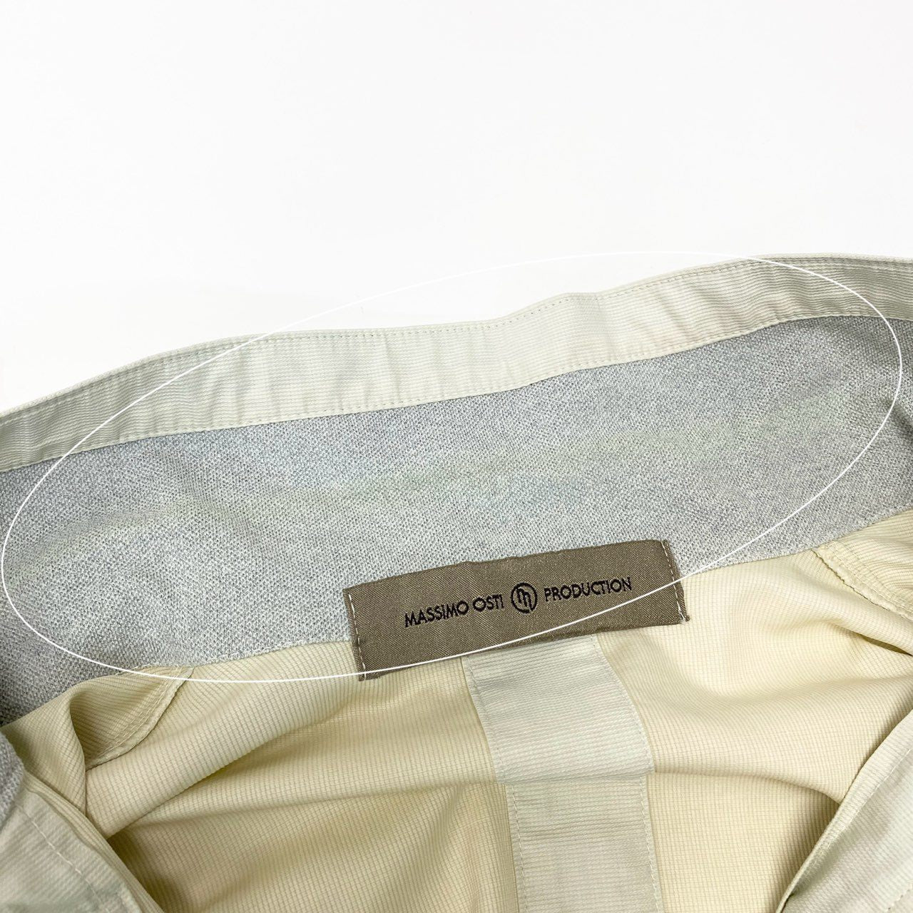 42b27 MASSIMO OSTI マッシモオスティ Techweear テックウェア サイズ46 ホワイト Tactical Jacket タクティカルジャケットt18r