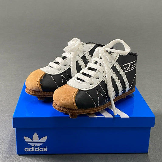 h2 adidas アディダス MINI REPLICA 1954 ミニチュアシューズ スニーカー ブラック レザー インテリア