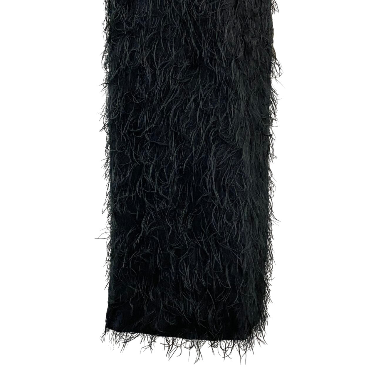 Ac24 定価￥60,500 Maison Mihara Yasuhiro メゾンミハラヤスヒロ フェザーライク ジャカードファブリックドレス Dress サイズ38 ブラック ワンピースt18r