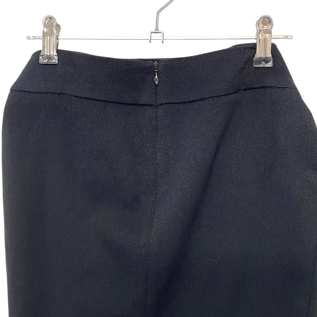 24j14 D&G DOLCE&GABBANA ドルチェアンドガッパーナ 00's タイトスカート バックルデザイン 膝丈 イタリア製 40サイズ ブラック レディース 女性用u02t