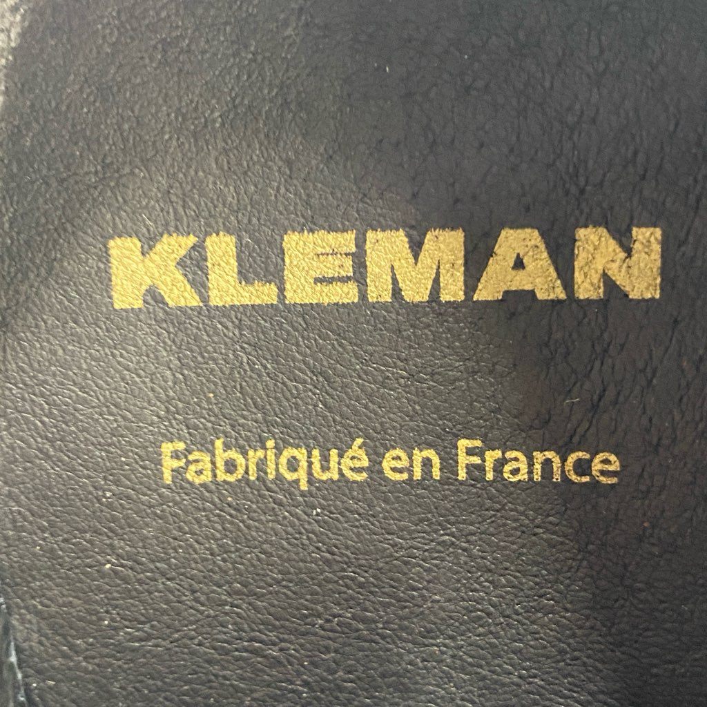 3f14-2 《美品》 KLEMAN クレマン FRODAN フローダン Uチップ レザーシューズ 39 ブラウン Leather フランス製 ラバーソール 短靴 紳士靴