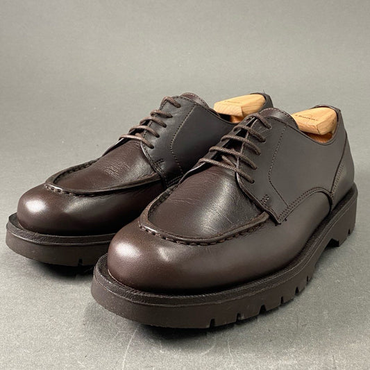 3f14-2 《美品》 KLEMAN クレマン FRODAN フローダン Uチップ レザーシューズ 39 ブラウン Leather フランス製 ラバーソール 短靴 紳士靴