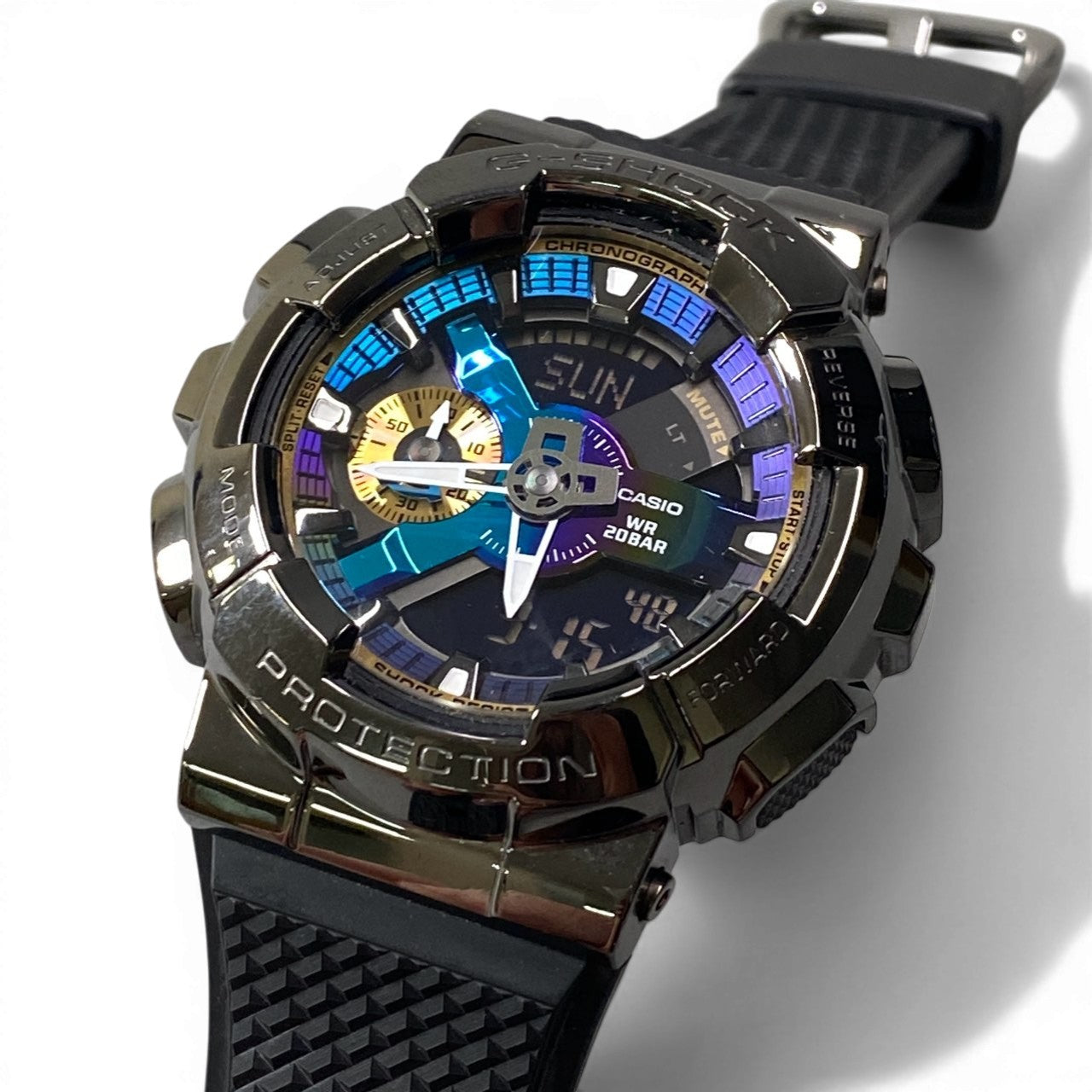c23 CASIO G-SHOCK カシオ Gショック GM-110B 腕時計 -1AJF タフソーラー デジタル時計 メンズk02i