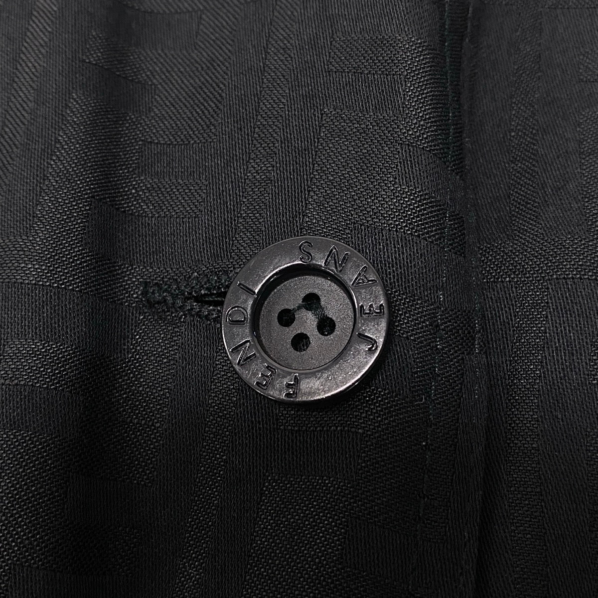 Ih1 FENDI フェンディ スプリングコート ロングシャツ 薄手 FFロゴ 総柄 イタリア製 29 545252 00004 I40 レディース 女性用u02t