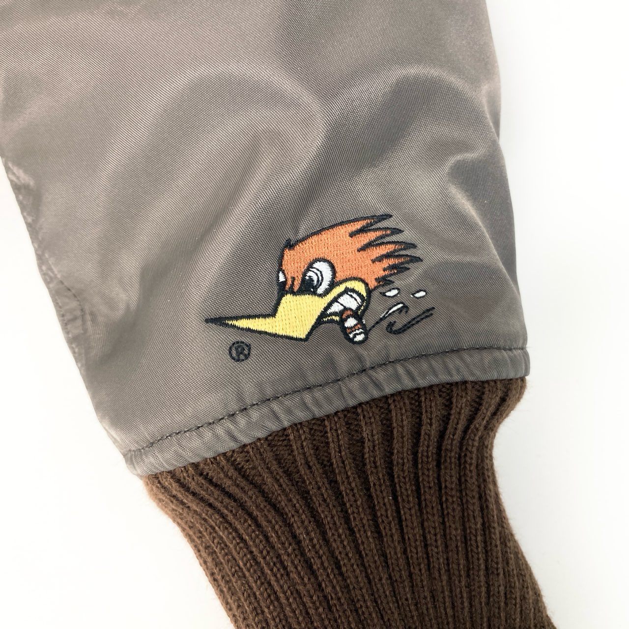 86c4 CLAY SMITH クレイスミス ウィンタージャケット フライトジャケット サイズM チャコールグレー メンズ アウターk02i