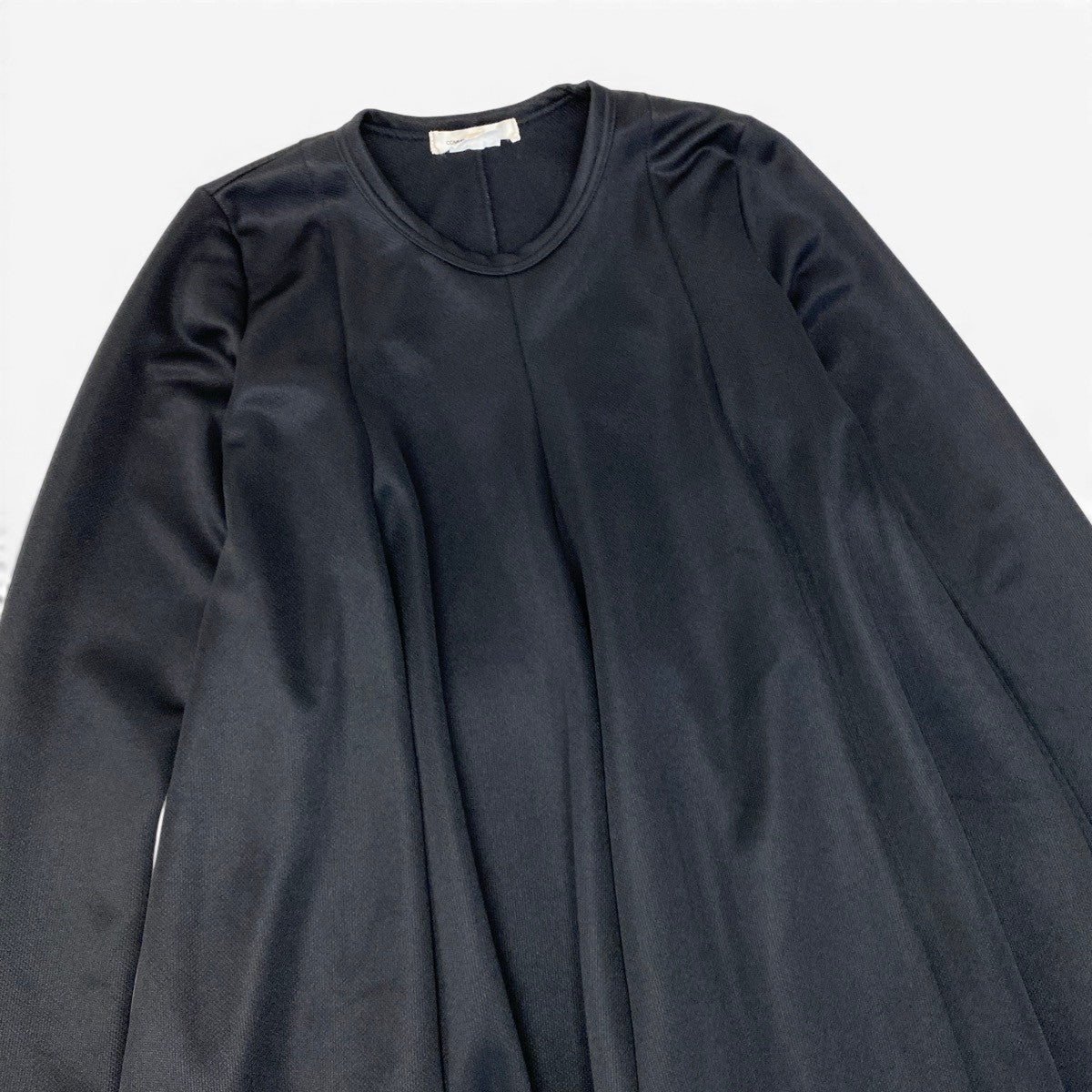 Ag9 【美品】COMME des GARCONS AD2020 ワイドバルーン ワンピース 日本製 Mサイズ ブラック ポリエステル100％ レディース 女性用ta1ta1
