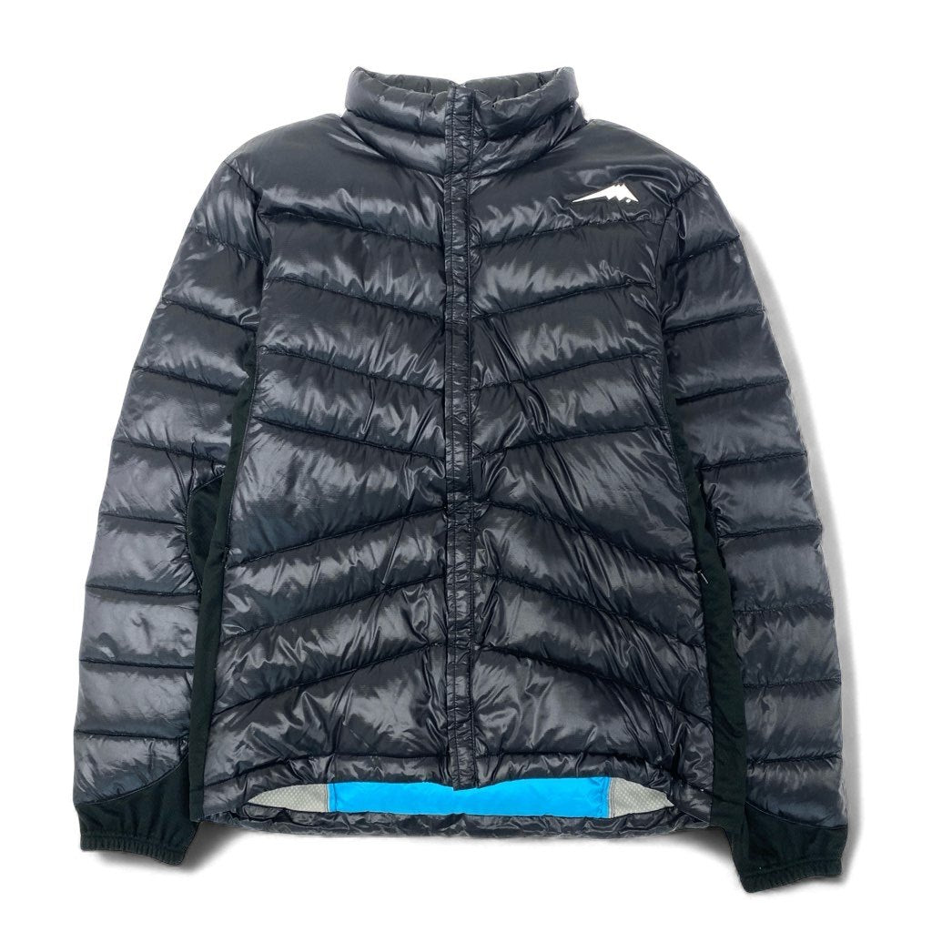 39l15 KUSHITANI クシタニ ホワイトグース ダウンジャケット アウター  Lサイズ ブラック ナイロン メンズo07t