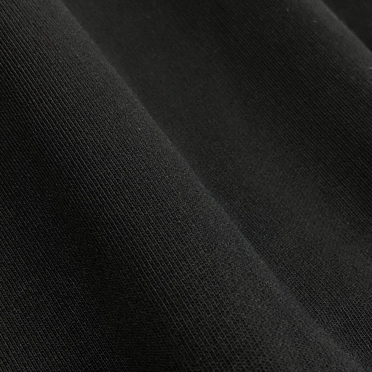 57a13 RAF SIMONS ラフシモンズ AW22 Destroyed crew neck sweater Altered  オーバーサイズ スウェットトレーナー ダメージ加工 メンズ 222-M168-13 サイズ2 ブラック コットン100％o07t