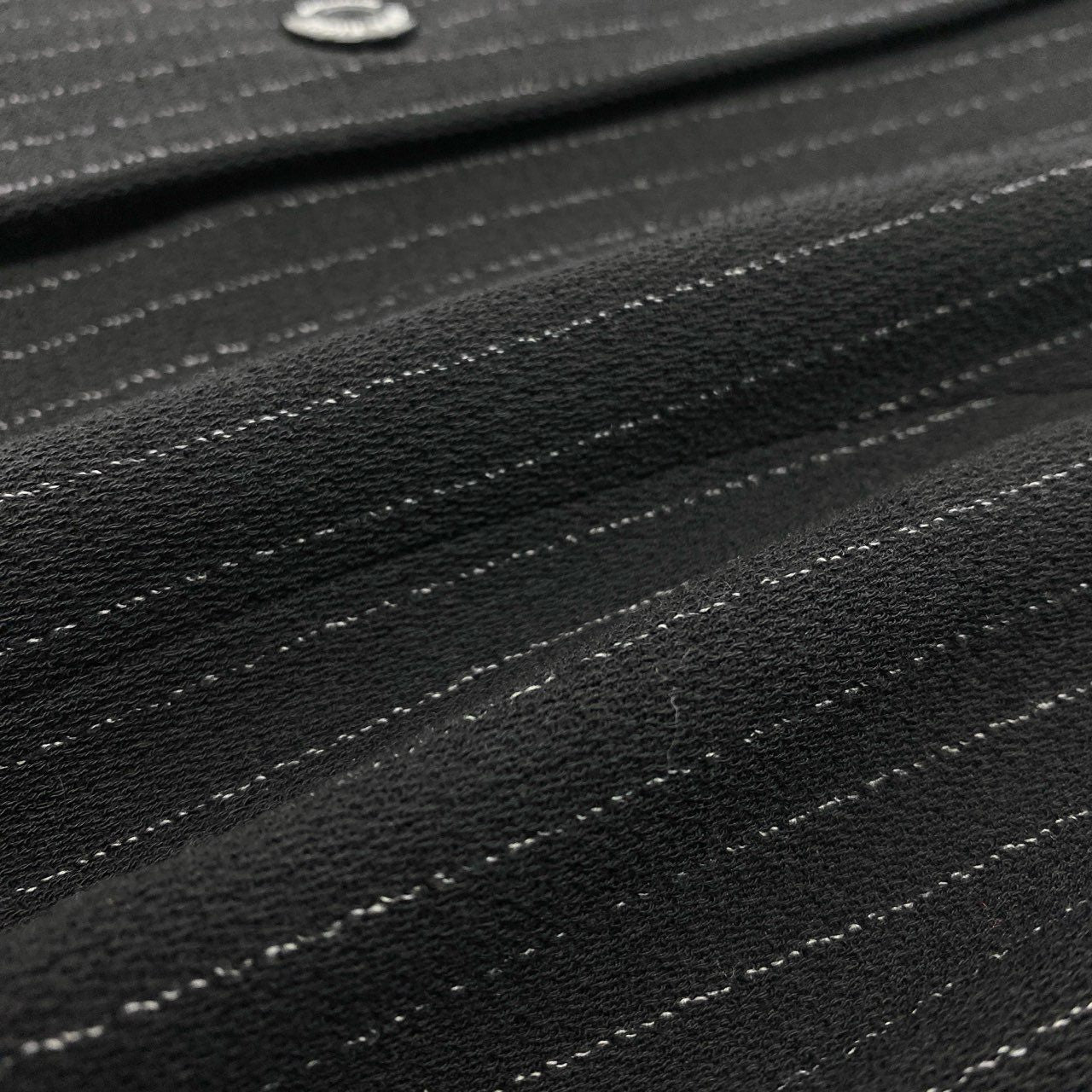 15K18 《美品》 NINA RICCI Atelier ニナリッチ ノーカラージャケット ストライプ柄 ウールブレンド フォーマル レディース 女性用 13 ブラックu02t