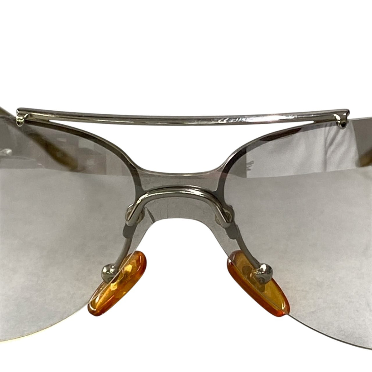j19 Christian Dior クリスチャンディオール MINI AVIATOR 29G リムレスサングラス Rimless Sunglasses シルバーt18r
