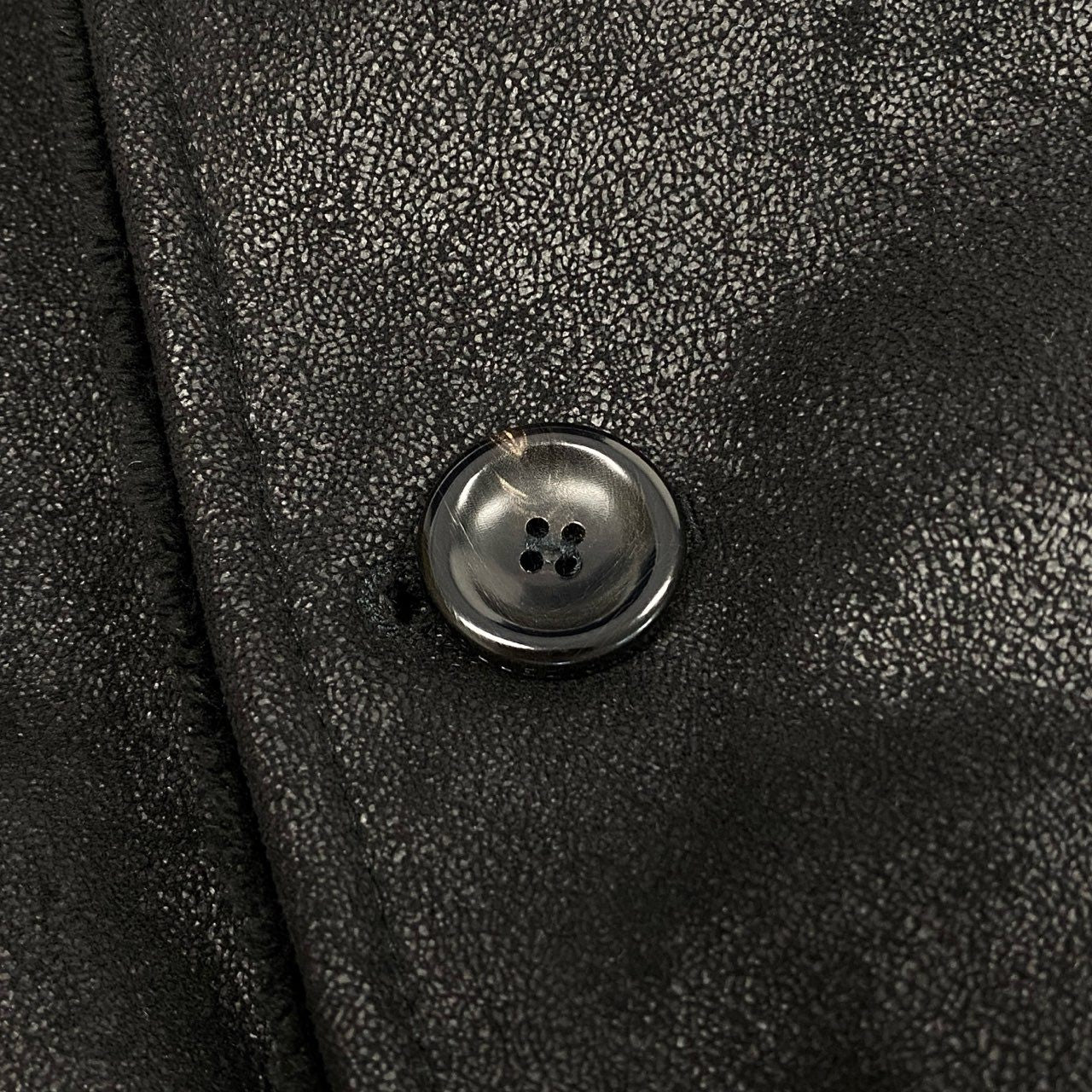 66a14 GIORGIO ARMANI ジョルジオアルマーニ Pコート ピーコート ダブルブレストジャケット 裏ボア メンズ 紳士服 EU46 ブラック ポリエステル100％o07t