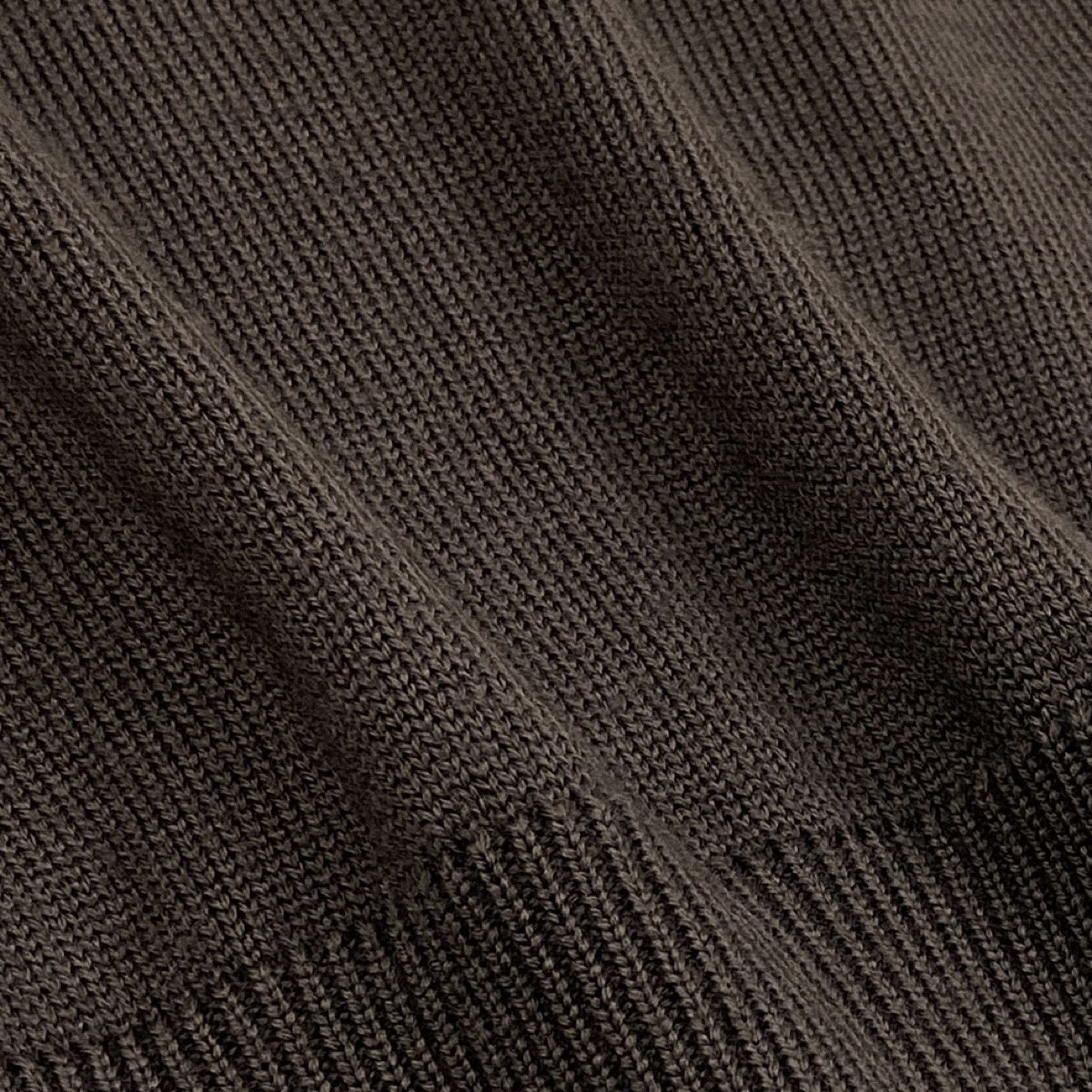 Mg11 YVES SAINT LAURENT イヴサンローラン カサンドラロゴ刺繡 ロングスリーブ ニットカーディガン サイズL ブラウン ウール100％ メンズo07t