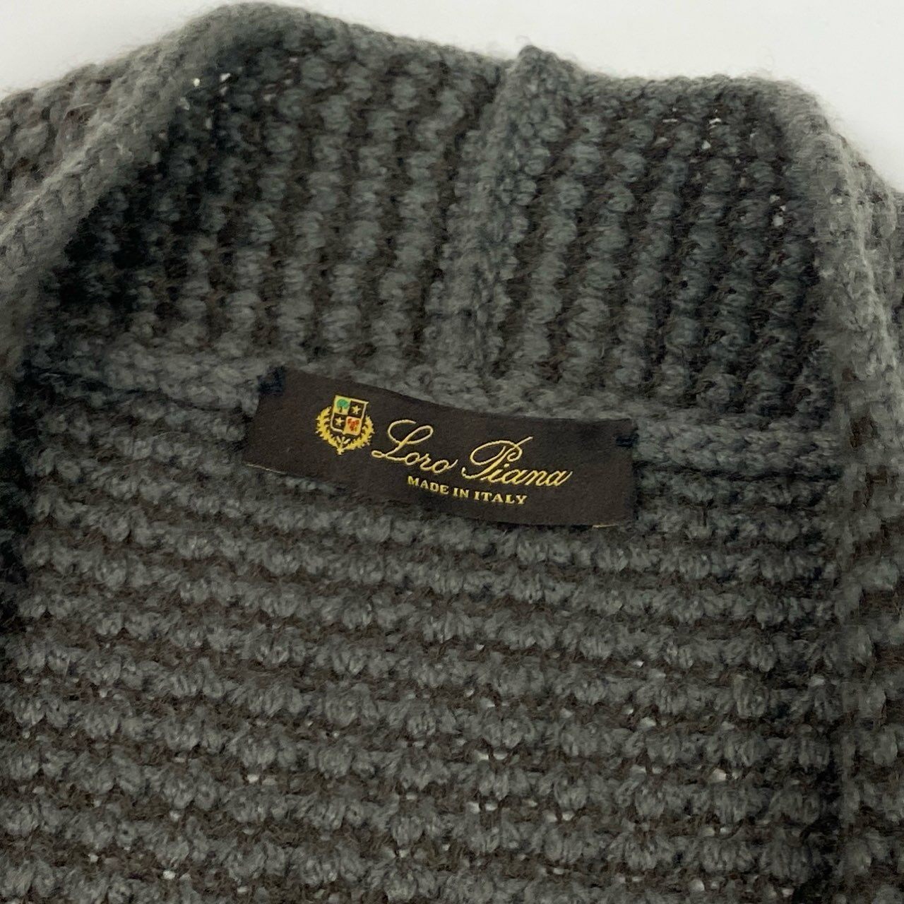 6f11 Loro Piana ロロピアーナ イタリア製 総カシミヤ ニットベスト ジレ チュニック丈 FAD7142 42 ブラウン系 カシミア100％