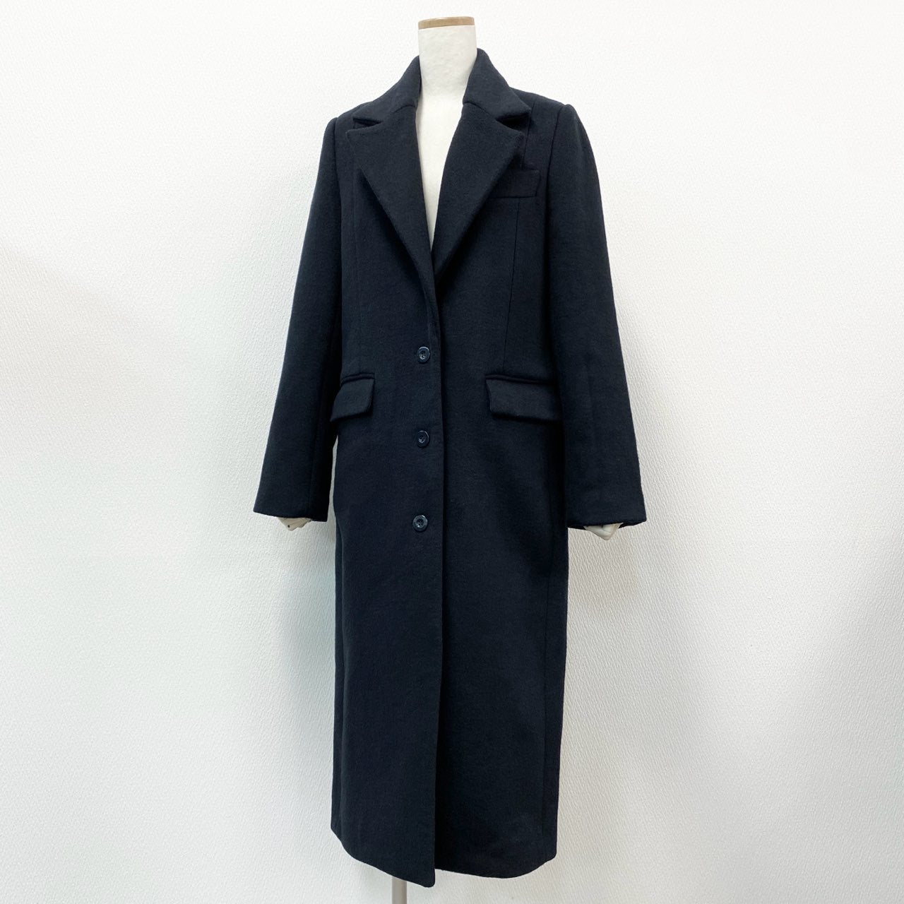 27a17 SLY スライ MICHIXSLY CHESTER COAT ミチスライ チェスターコート ロングコート アウター 030HAR01-3951 FREE ネイビー