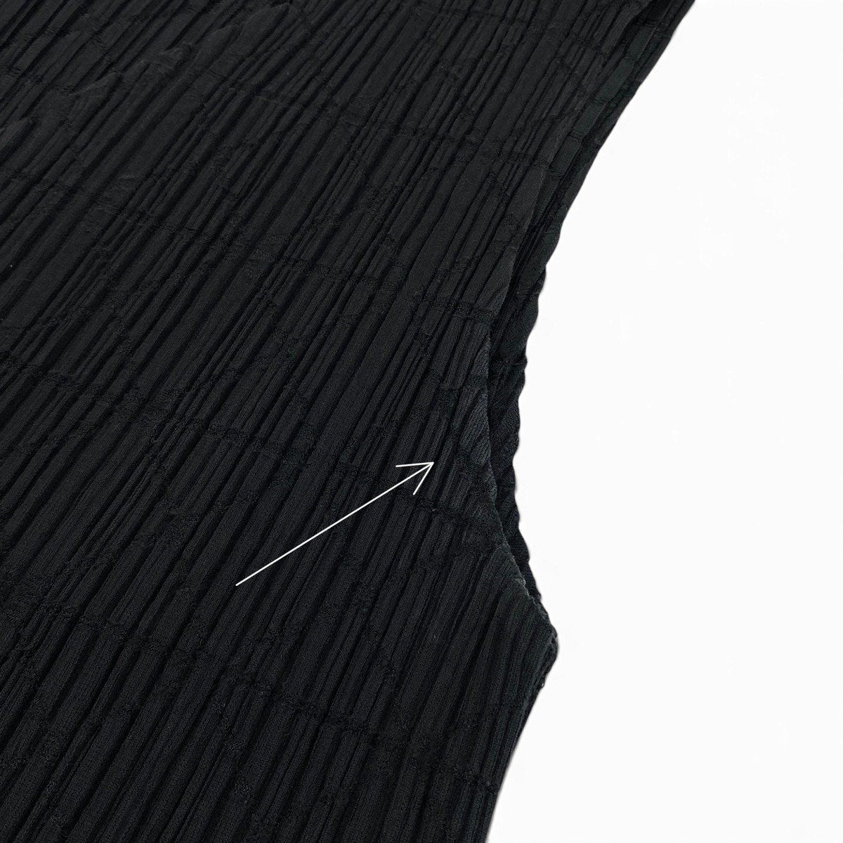 Ai3 PLEATS PLEASE プリーツプリーズ ノースリーブカーディガン プリーツベスト サイズ3 ブラック レディースo07t