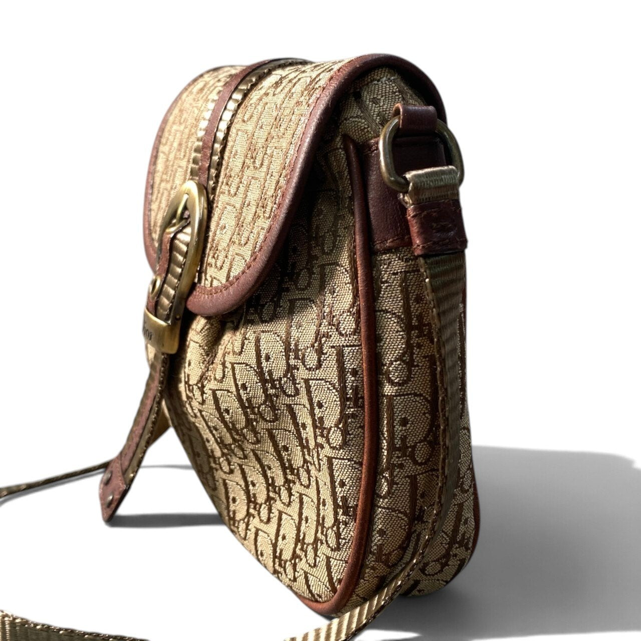 i7 Christian Dior クリスチャンディオール ストリートシック トロッター ショルダーバッグ Vintage Street Chic Trotter Shoulder Bag ブラウンt18r