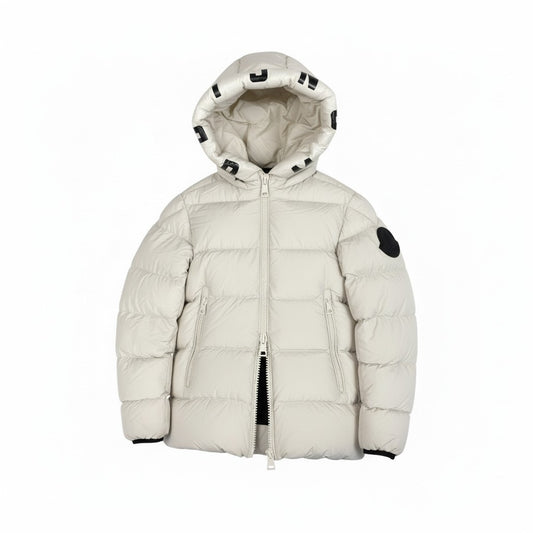 K18c20 MONCLER モンクレール DUBOIS JACKET デュボア ジャケット ダウンジャケット フードロゴ 0 ホワイト レディースsn1