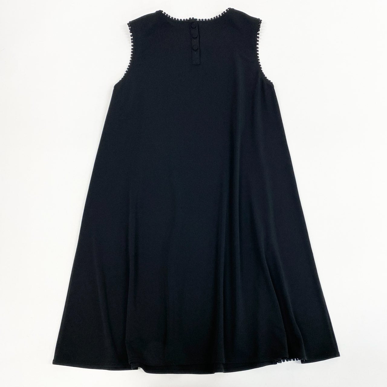 38k26 《美品》 TOKUKO 1er VOL トクコプルミエヴォル ノースリーブワンピース ロングワンピース レース切替 伸縮ストレッチ 9 ブラック レディースu02t