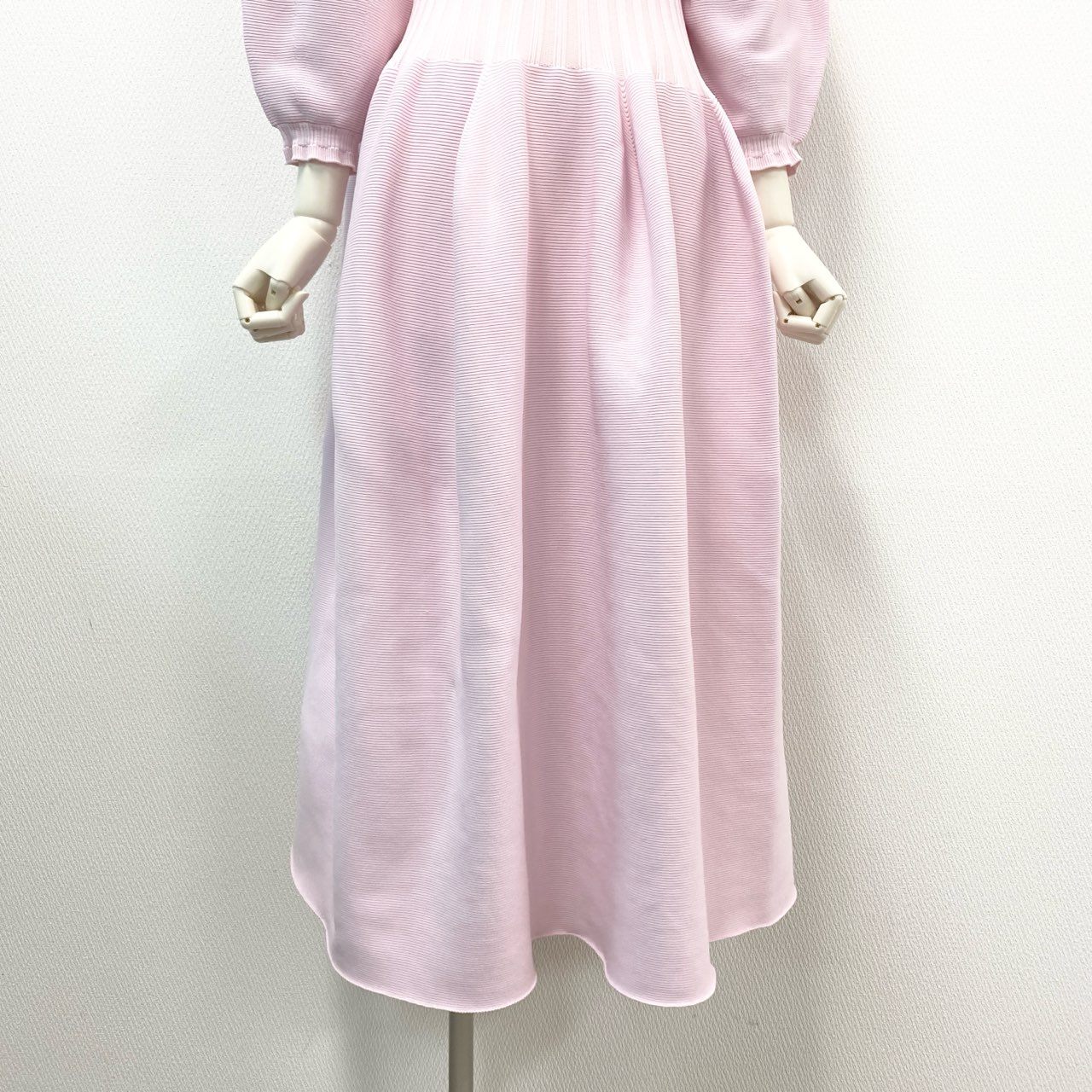 Ek14 CFCL シーエフシーエル POTTERY LONG PUFF SLEEVE DRESS ドレス ワンピース ニット CF007KH092 1サイズ ピンク レディースu02t