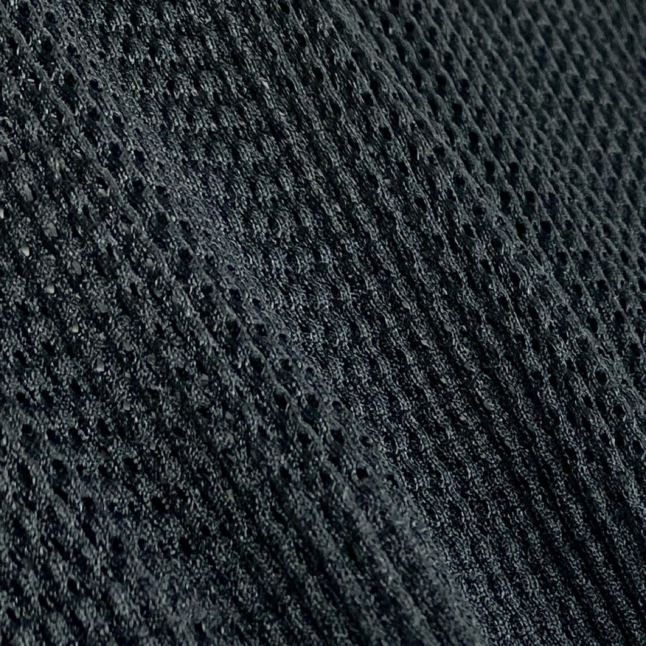 Ad7 PLEATS PLEASE プリーツプリーズ メッシュ素材 クロップドワイドカットソー 半袖Tシャツ サイズ3 ブラック レディースta1