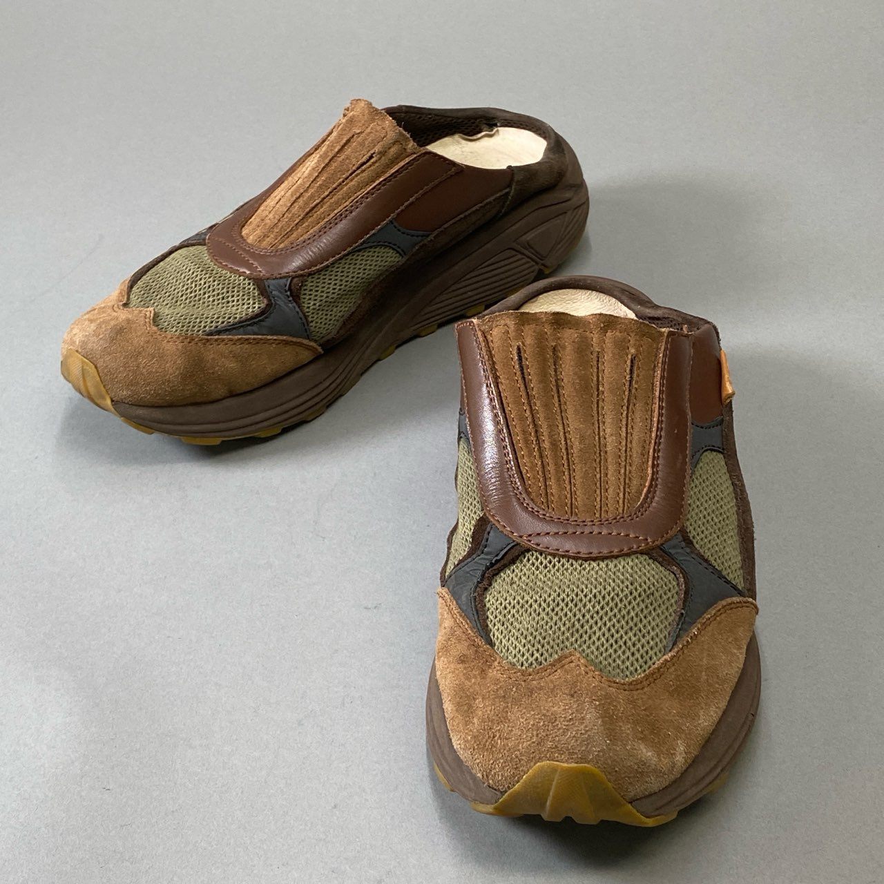 4j3 Hender Scheme エンダースキーマ 24SS polar mule ポーラーミュール スエード切替 メッシュ 43サイズ マルチカラー メンズ サンダル シューズt18r