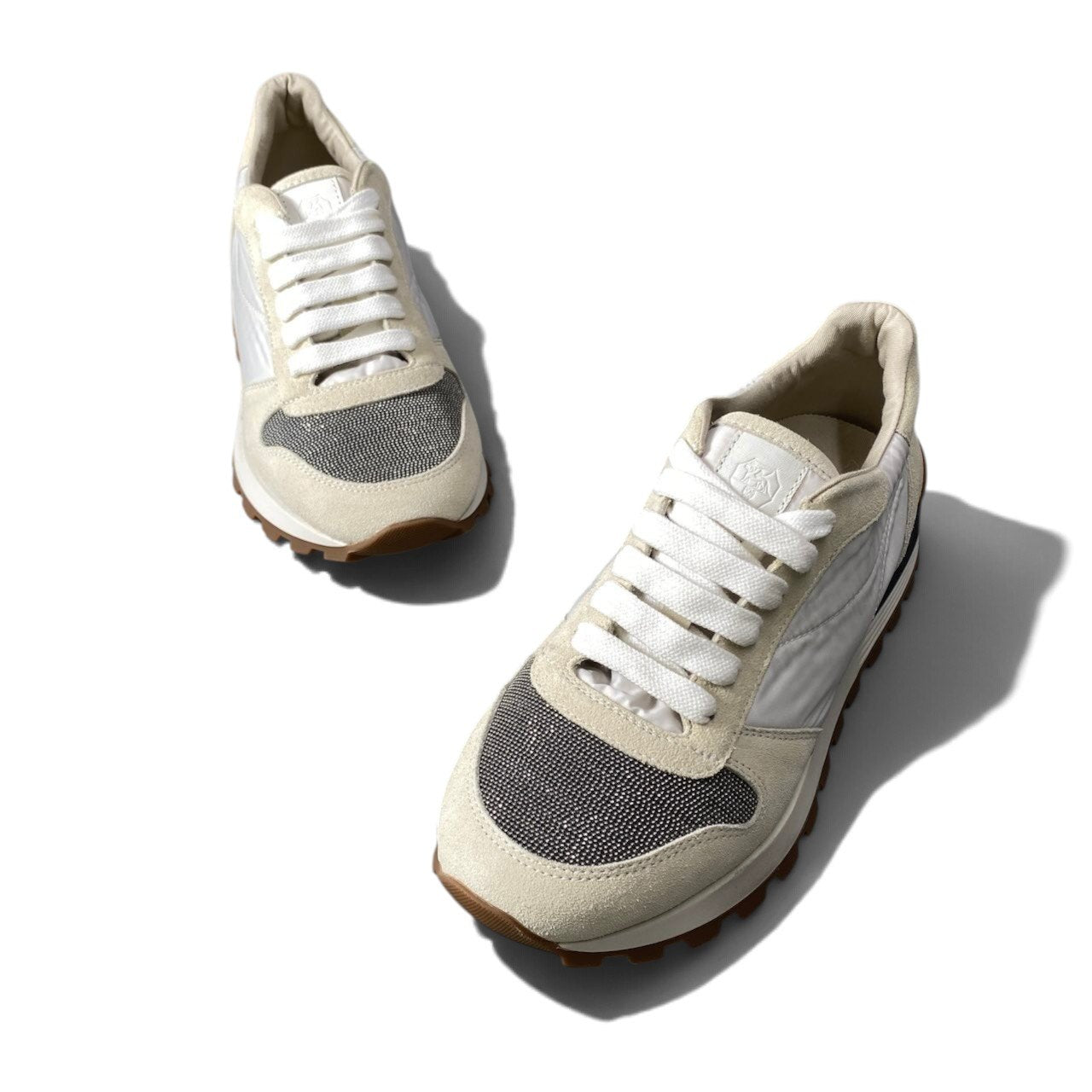 h12【新品保管品】BRUNELLO CUCINELLI ビーズデザイン スニーカー イタリア製 36サイズ レディース 女性用k02i